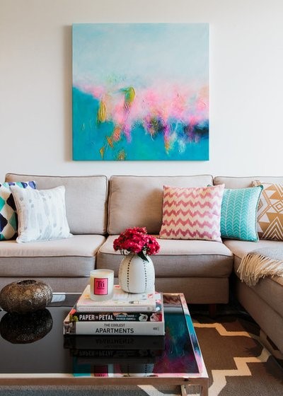 Contemporary Living Room by Emma Blomfield